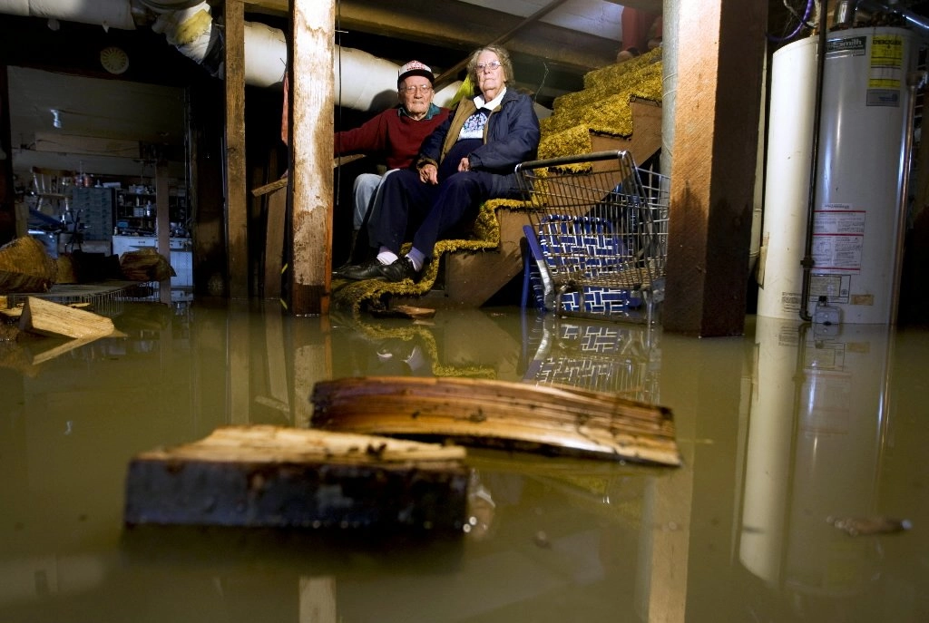 Sewage backup in basement in Toronto, Ontario