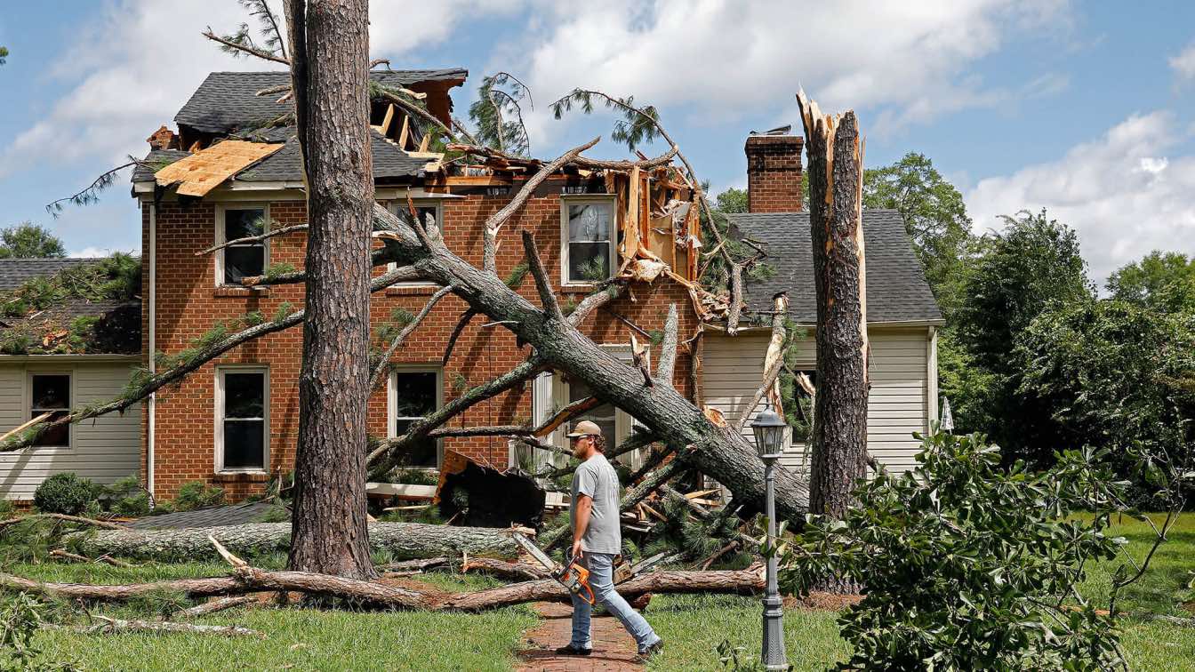 destructive storm