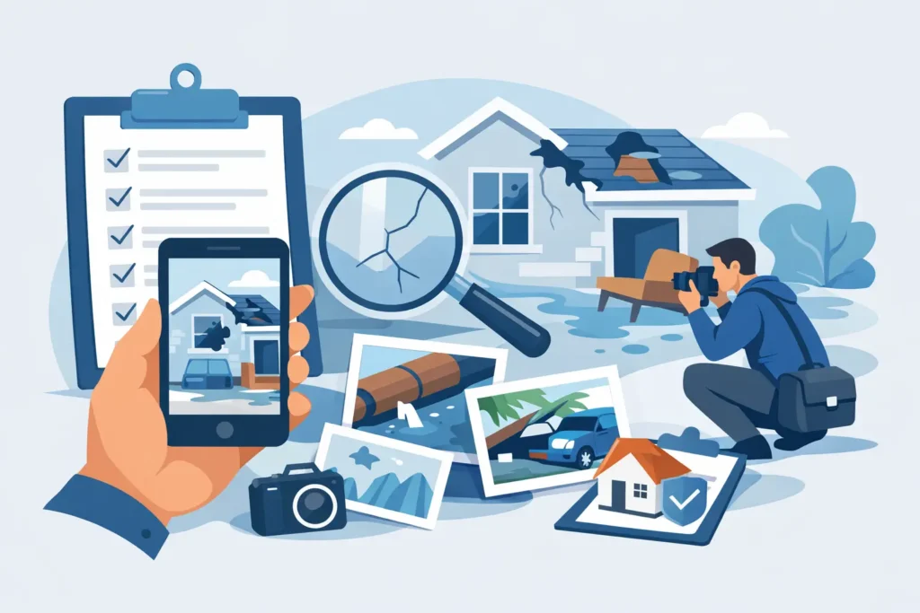 How to Document Property Damage Claims Properly