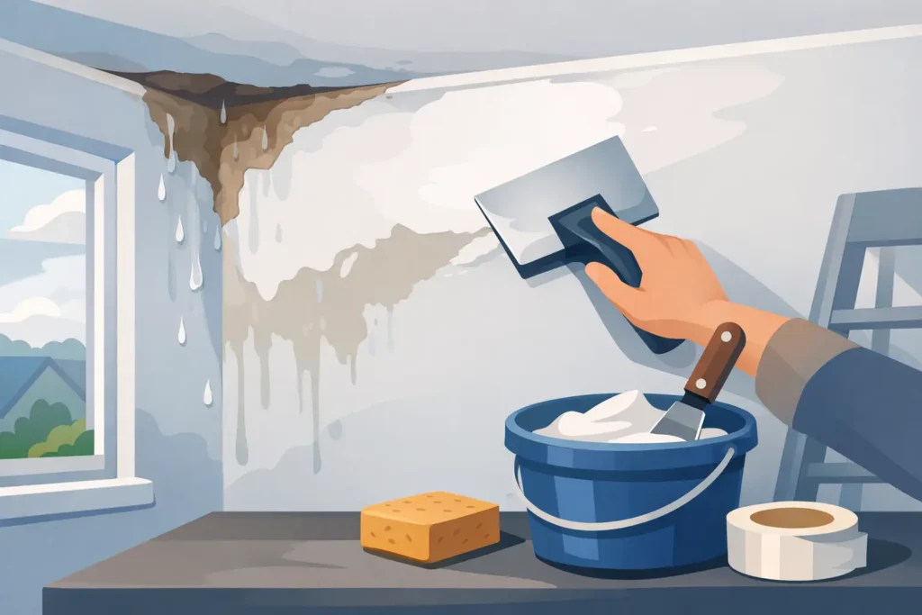 Plaster Repair After Water Damage Done Right