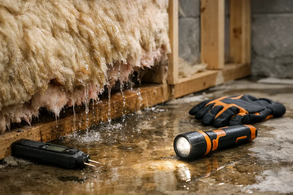 Can Wet Insulation Be Saved? What to Do First
