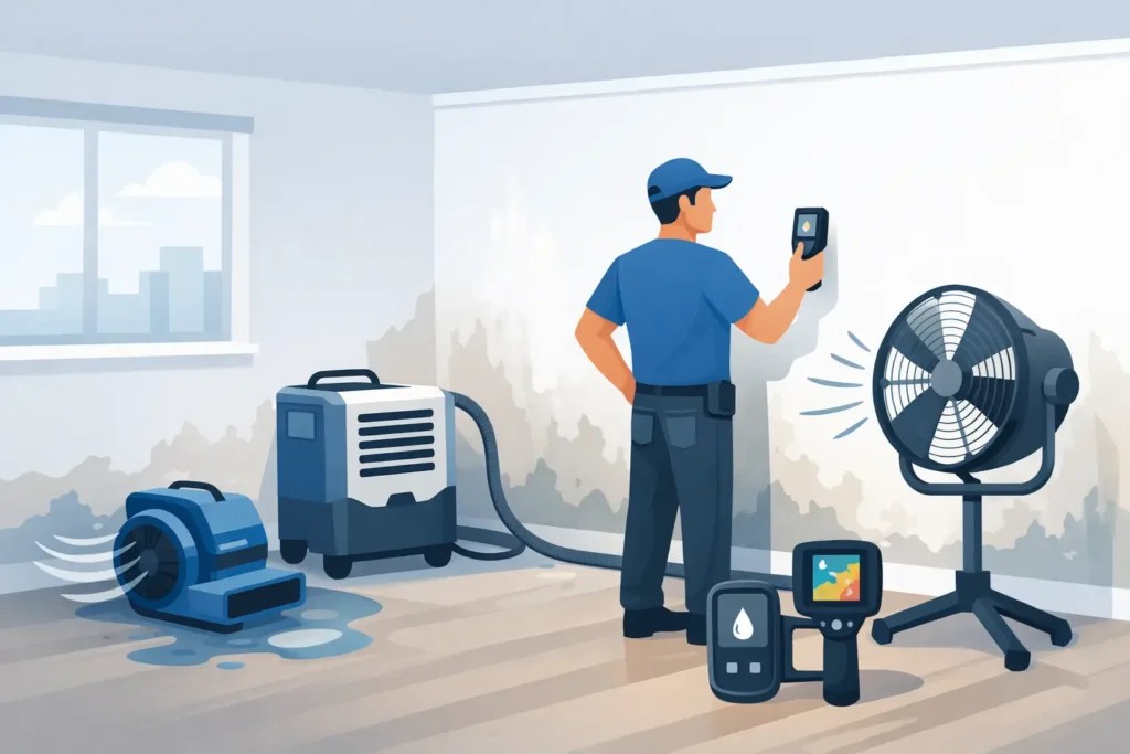 Drying Soaked Walls Safely After Water Damage