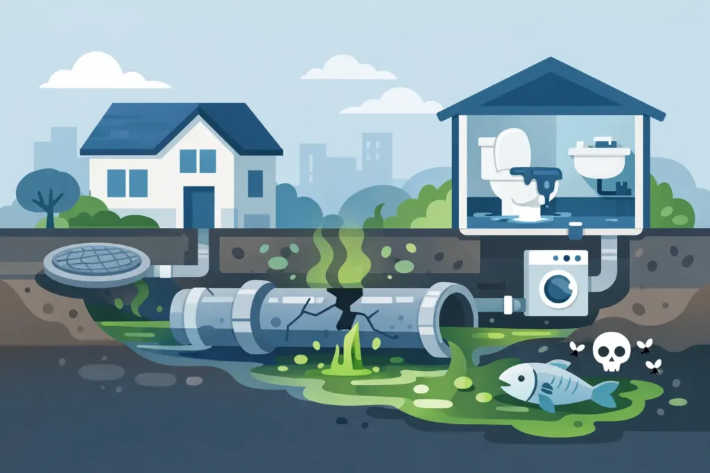 Sewer Contamination Hazards in Your Property