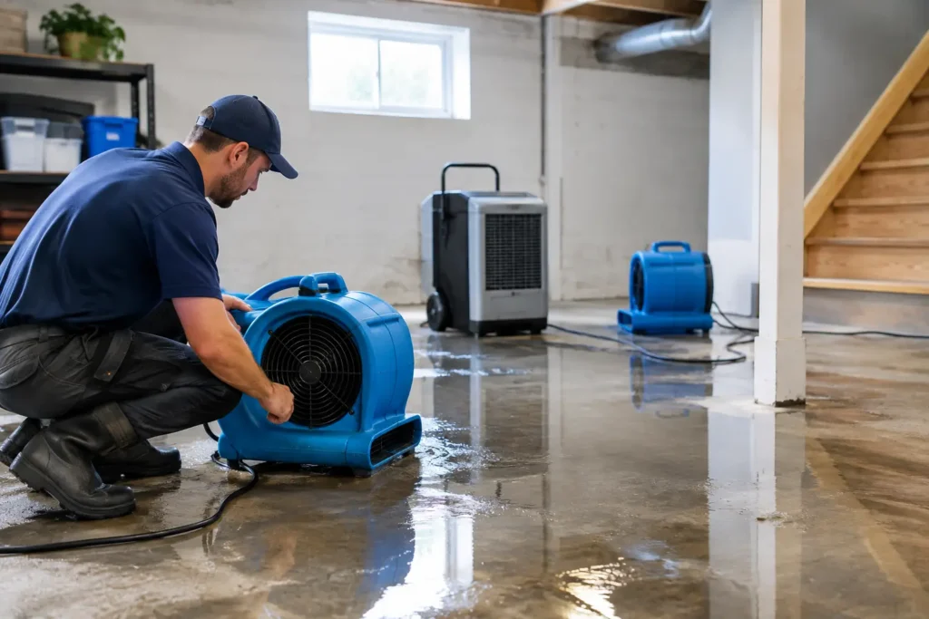 How to Dry a Flooded Basement After Water Damage