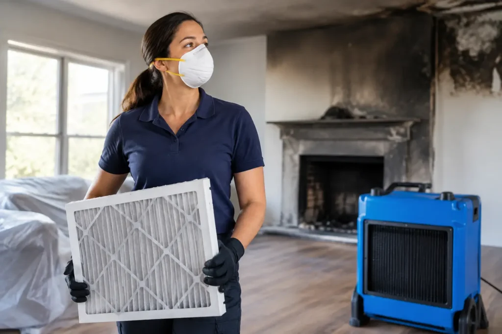 How to Remove Smoke Odor Safely After a Fire